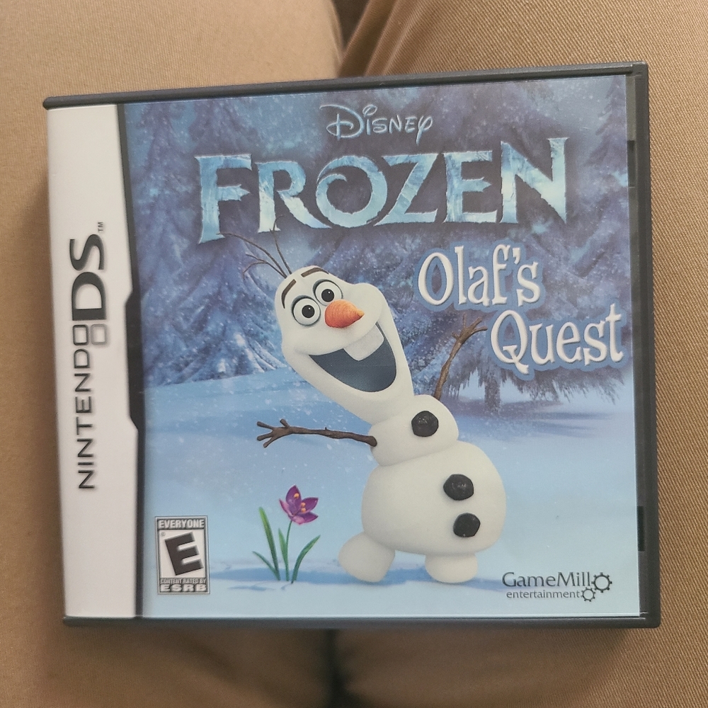 Disney Frozen: Olaf's Quest (Nintendo DS) Lite DSi XL 2DS 3DS w/Case & Manual